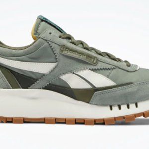 REEBOK CLASSIC LEGACY Olive Green Sneakers - Unisex Size 6.5